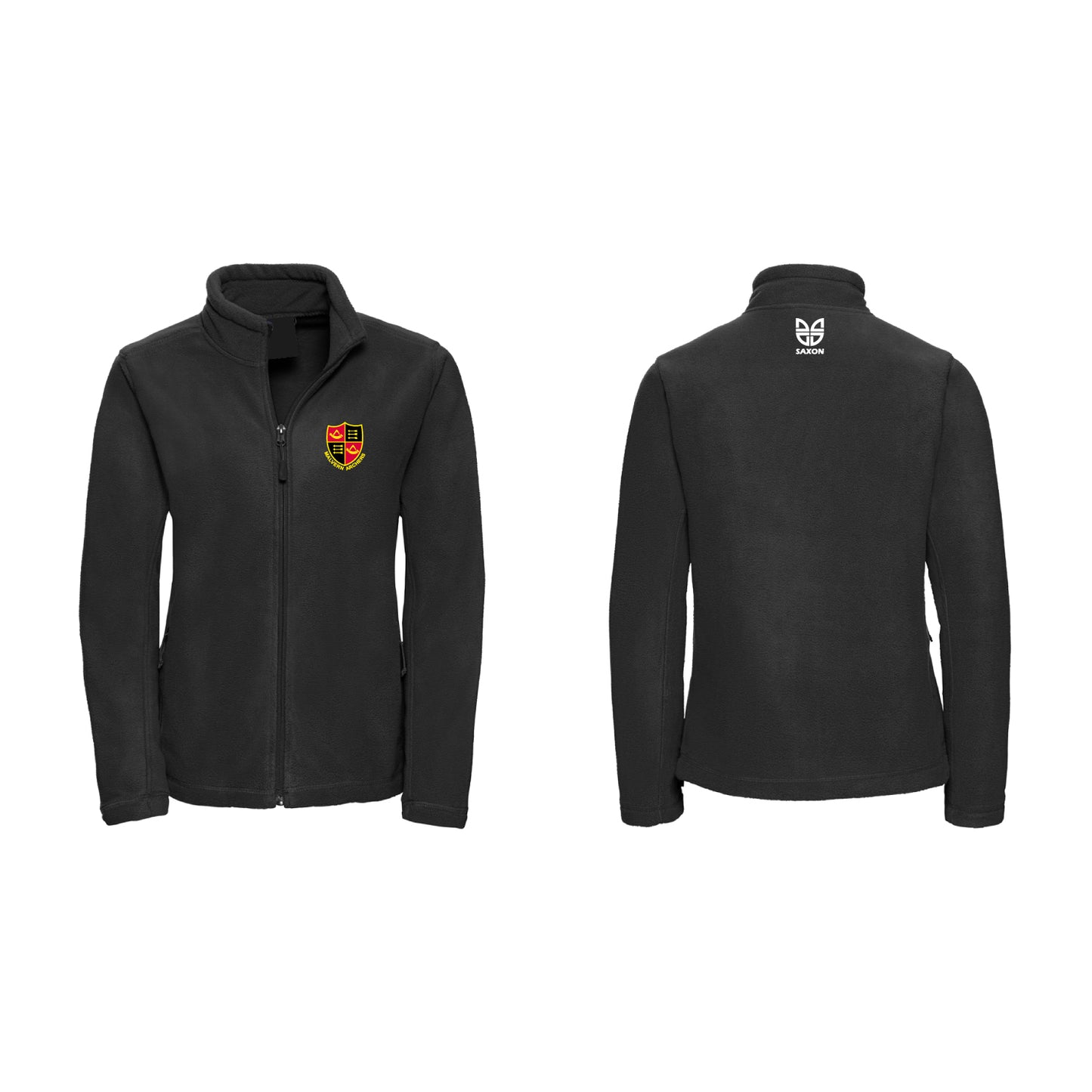 Malvern Archers Black Full Zip Fleece