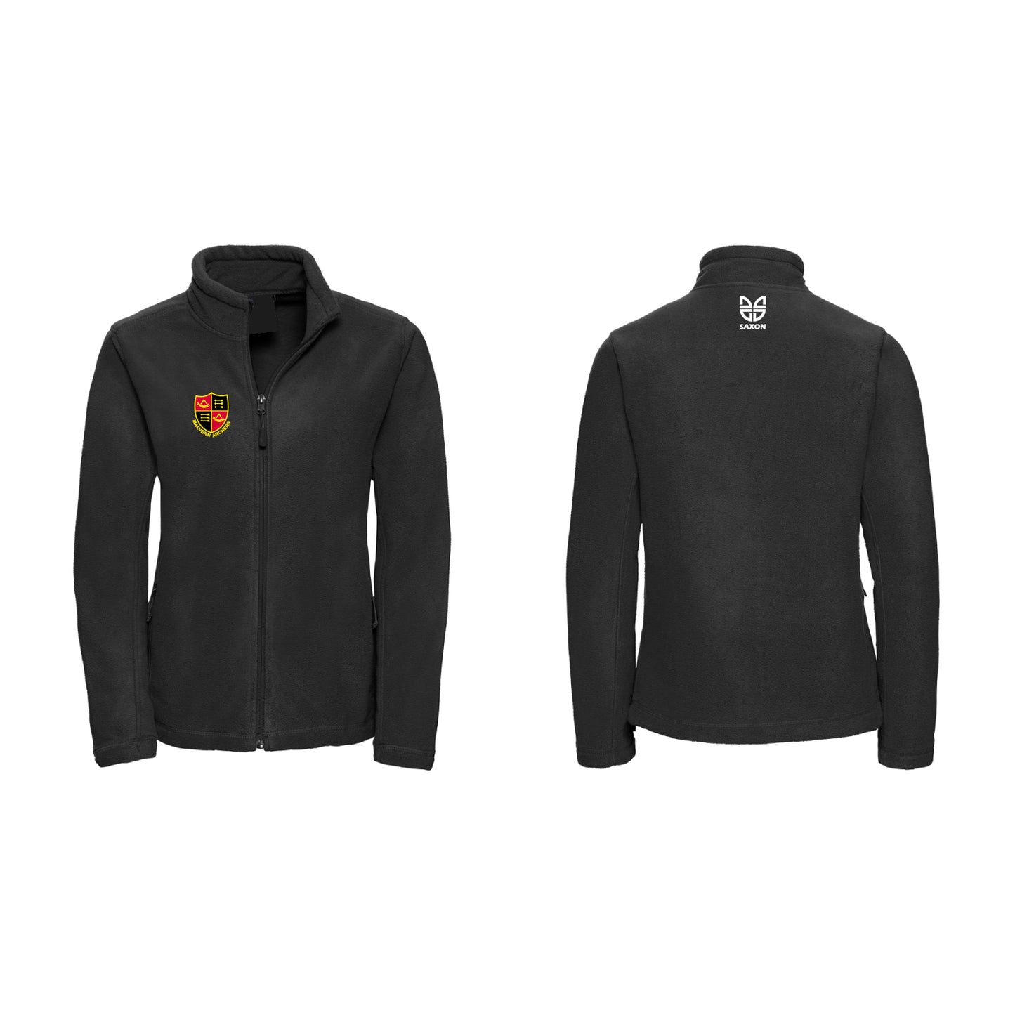Malvern Archers Black Full Zip Fleece