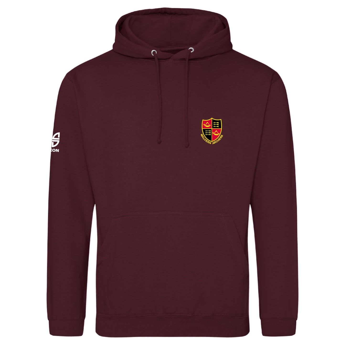 Malvern Archers Burgundy Hoodie