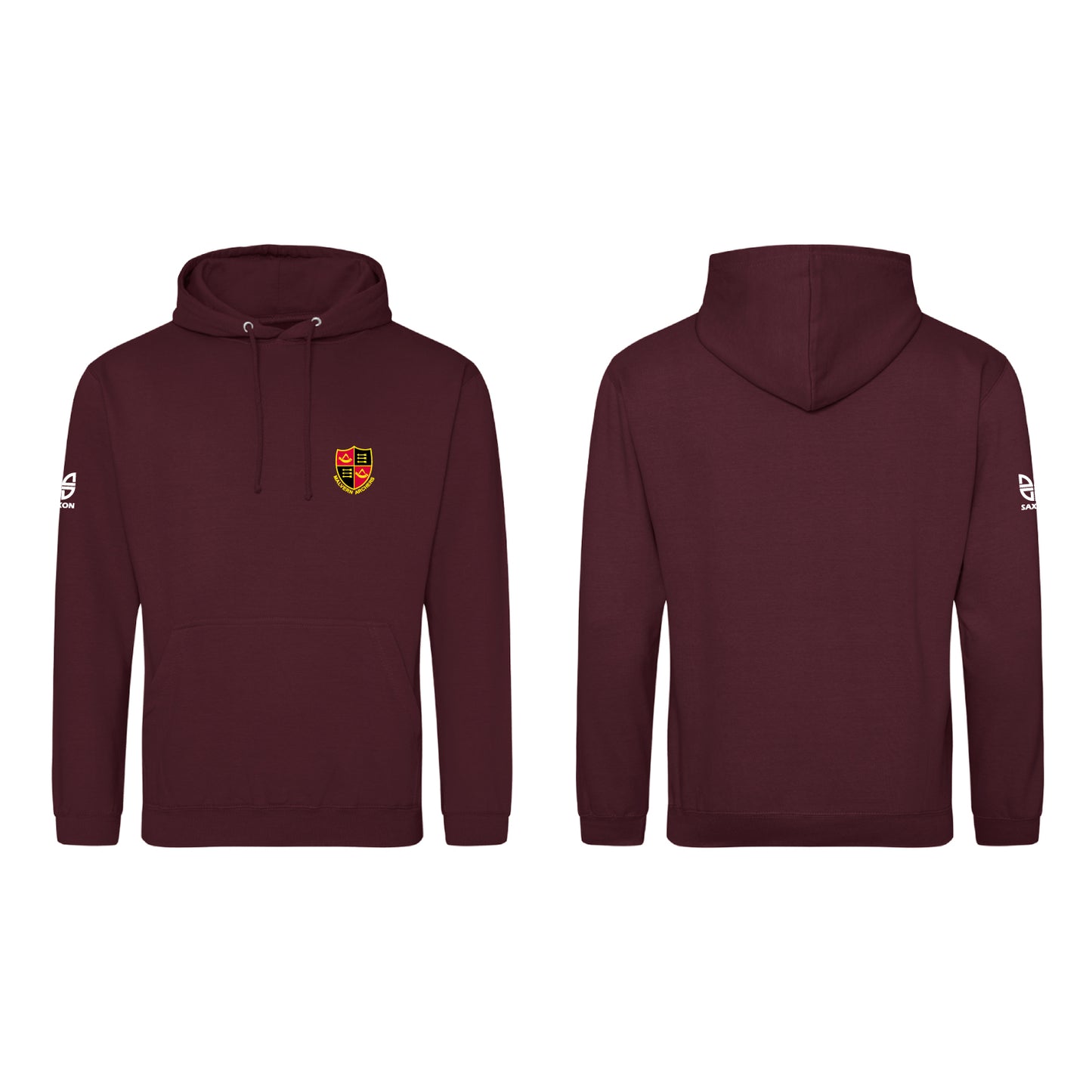 Malvern Archers Burgundy Hoodie