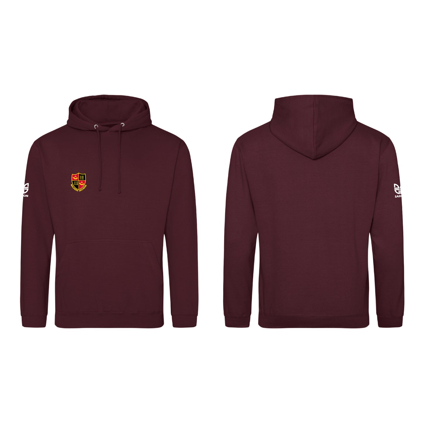 Malvern Archers Burgundy Hoodie