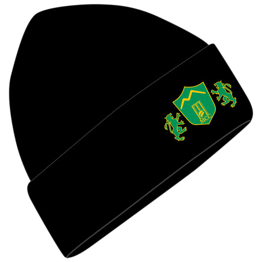 Malvern Cricket Club Beanie Hat Black