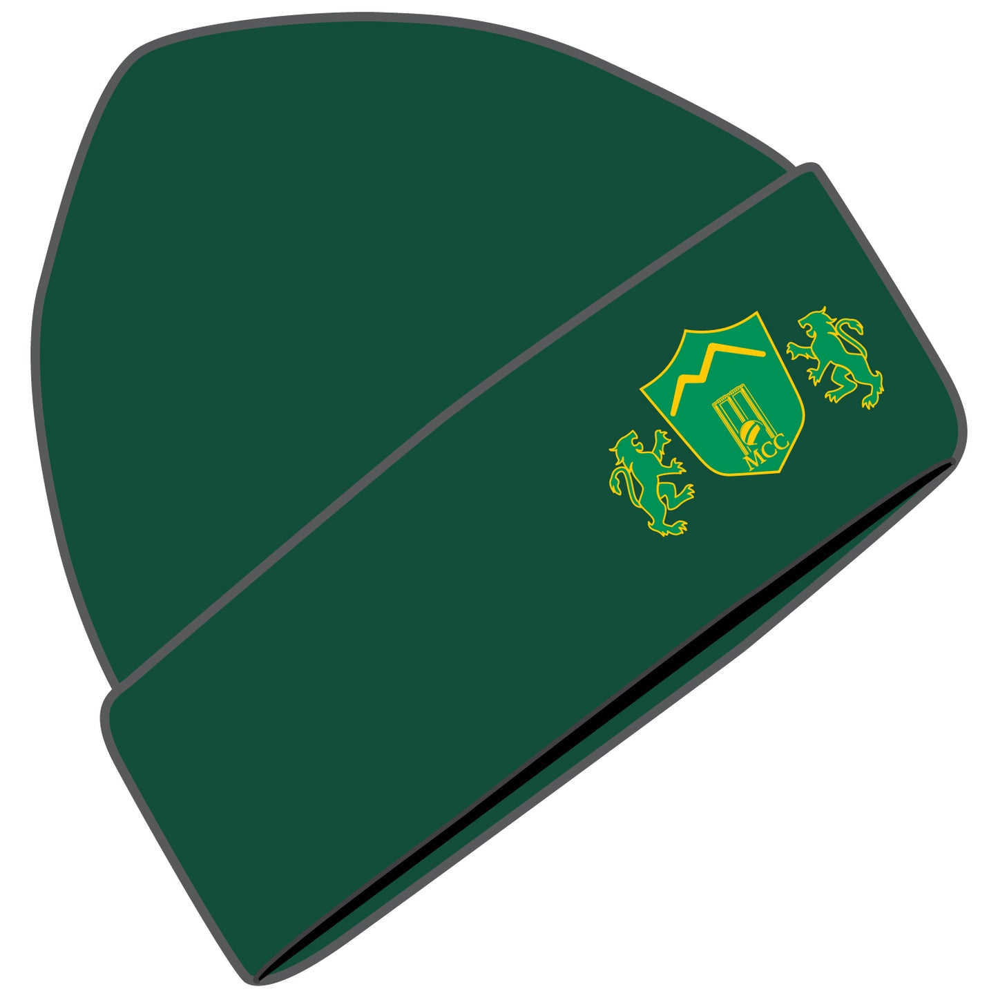 Malvern Cricket Club Beanie Hat Bottle