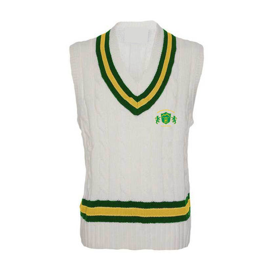 Malvern Cricket Club Cable Knit Cricket Slipover