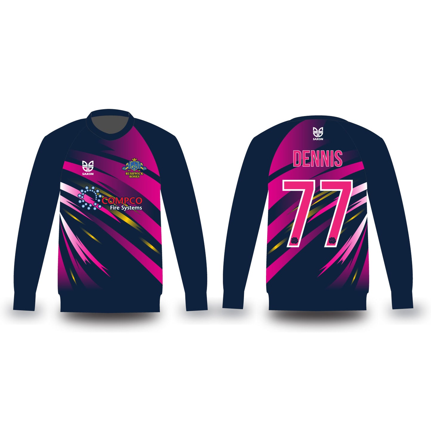 Rushwick Roses Match Shirt Long Sleeve