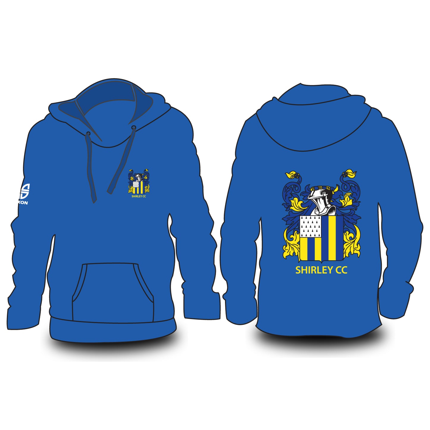 Shirley Cricket Club Royal Hoodie