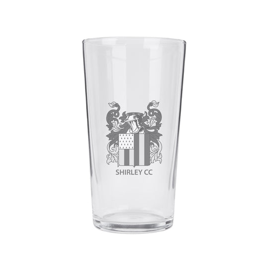 Shirley Cricket Club Pint Glass