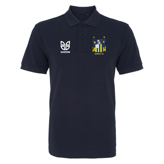 Shirley Cricket Club Navy Polo Shirt