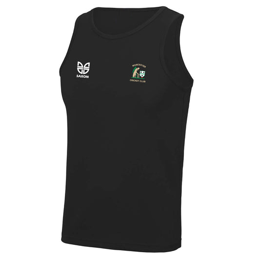 Worcester Cricket Club Black Vest