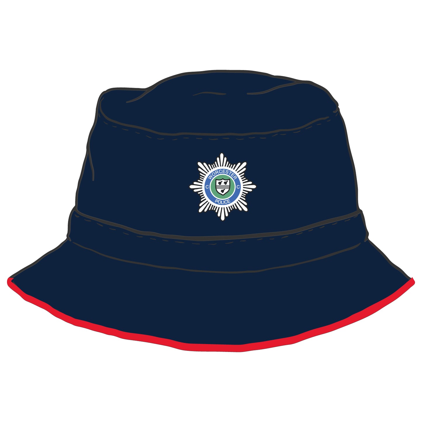 Worcester Police Cricket Club Bucket Hat