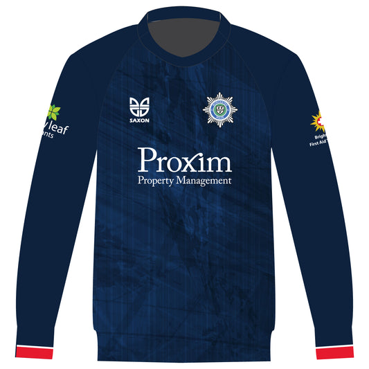 Worcester Police Cricket Club Coloured Match Shirt Long Sleeve