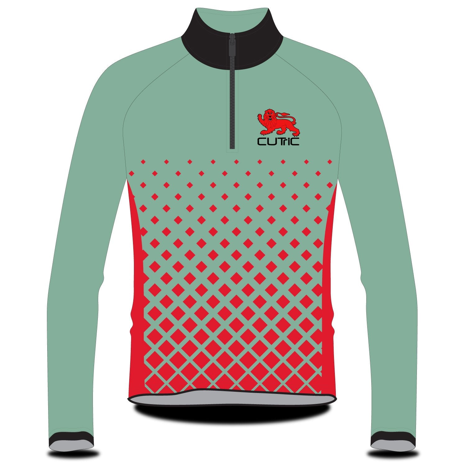 Cambridge University Triathlon Club Varsity Jacket Diamond Pattern