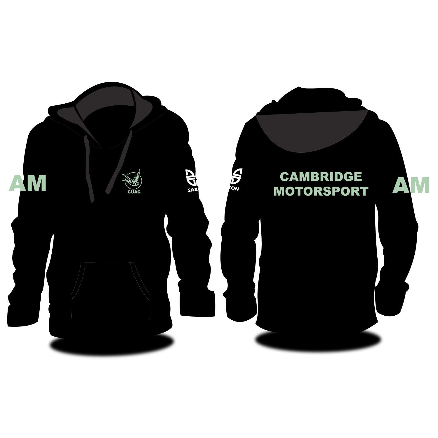 cambridge university automobile club hoodie black