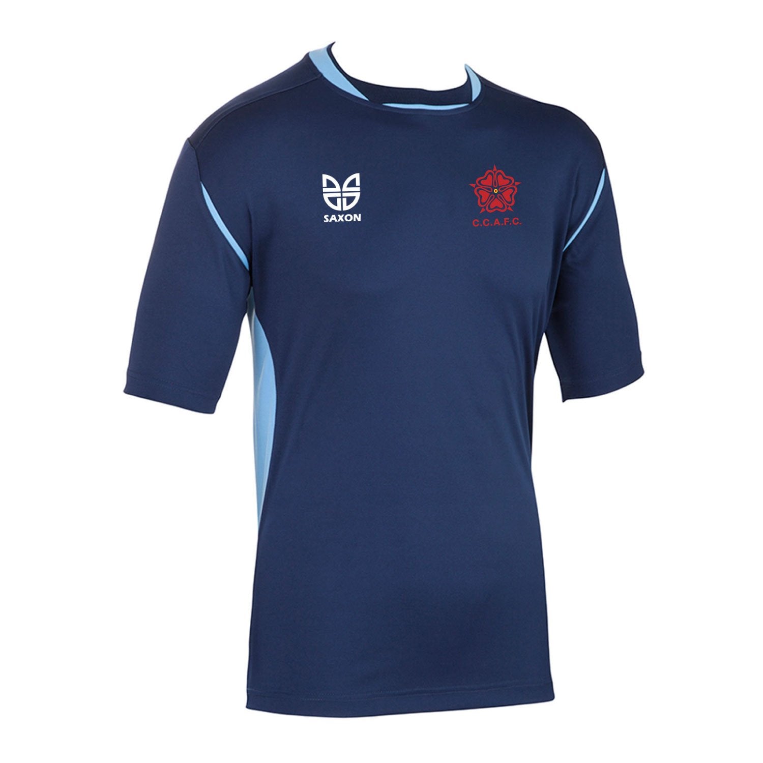 christs college afc t shirt navy sky
