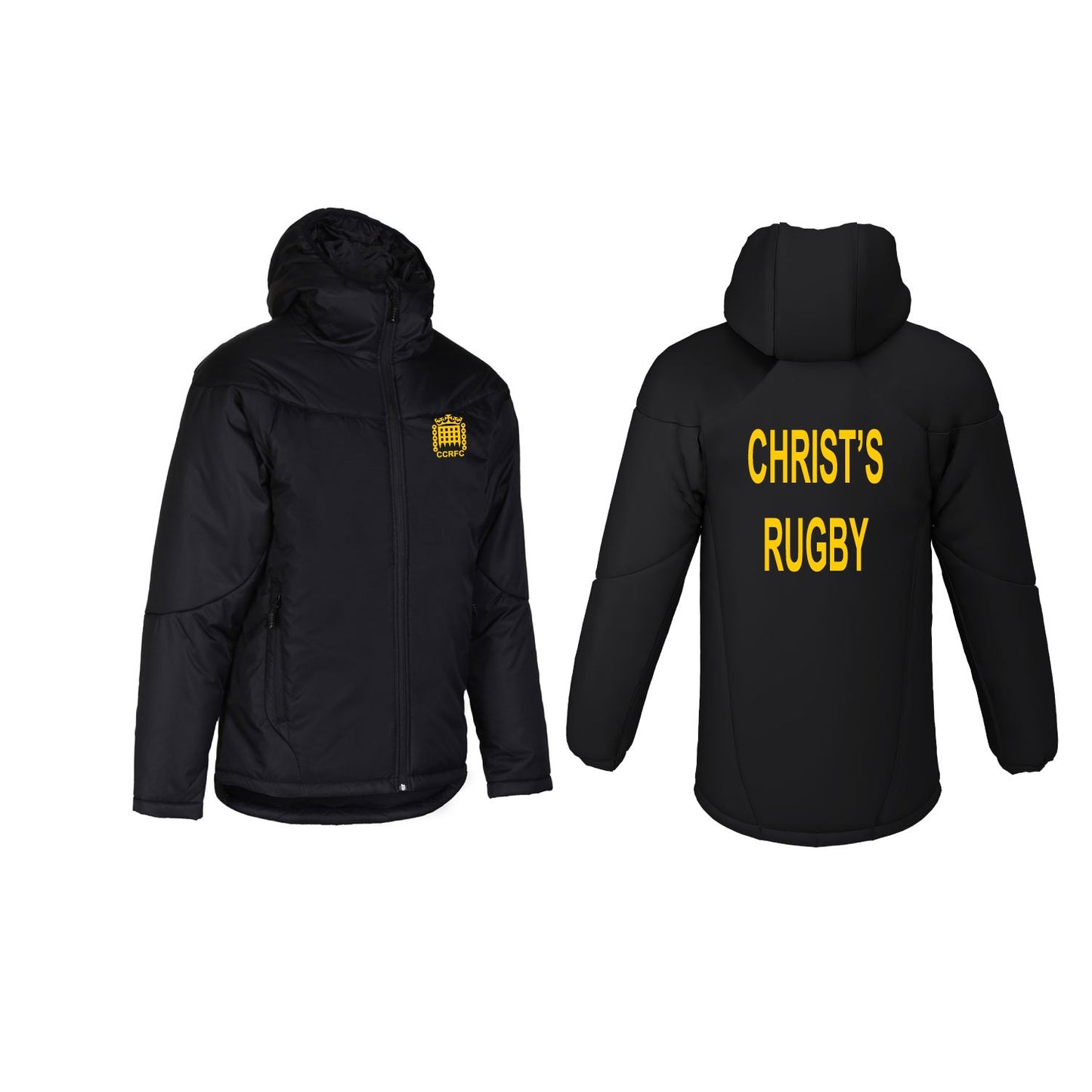 christs college rugby thermal jacket