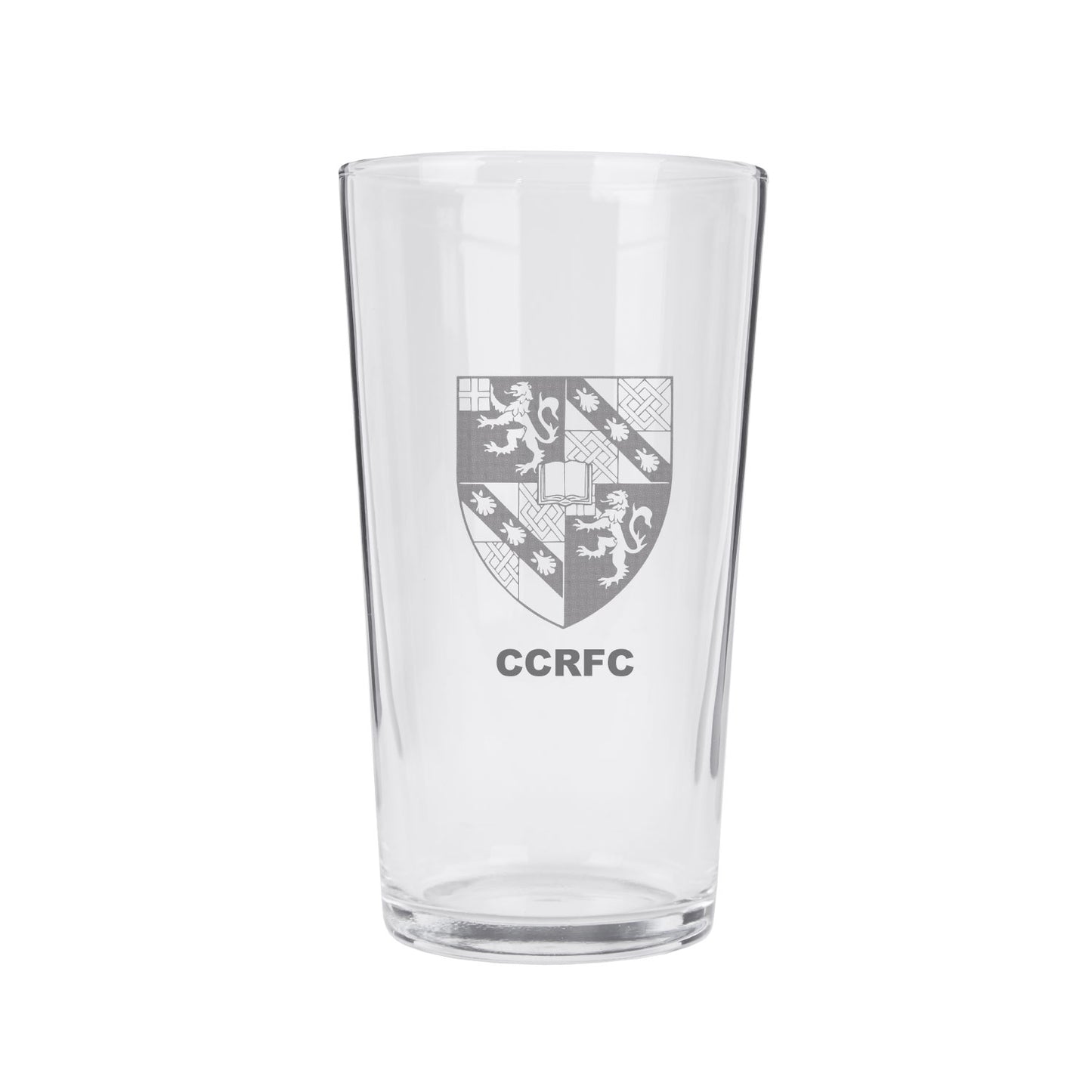 Churchill College RFC Pint Glass With Club Initials