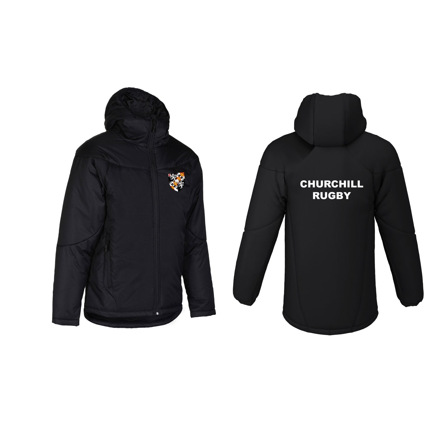 churchill college cambridge rugby contour jacket