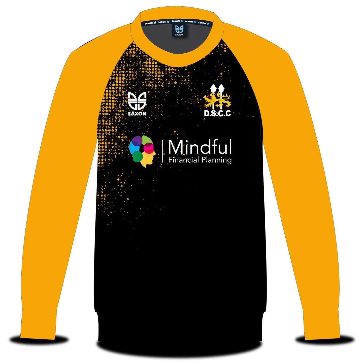 droitwich spa cc match shirt long sleeve front