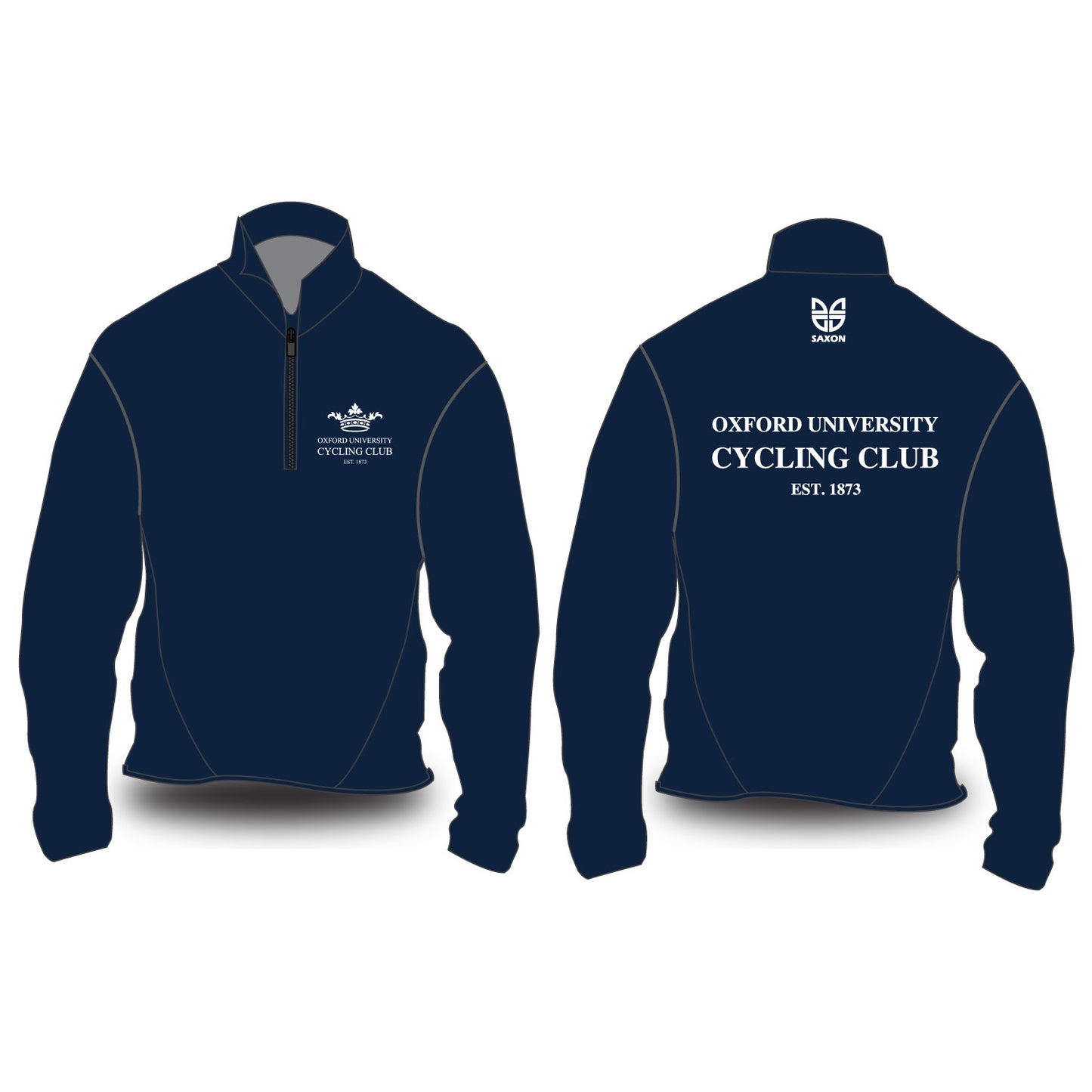Oxford University Cycling Club Custom Softshell Jacket Plain Navy