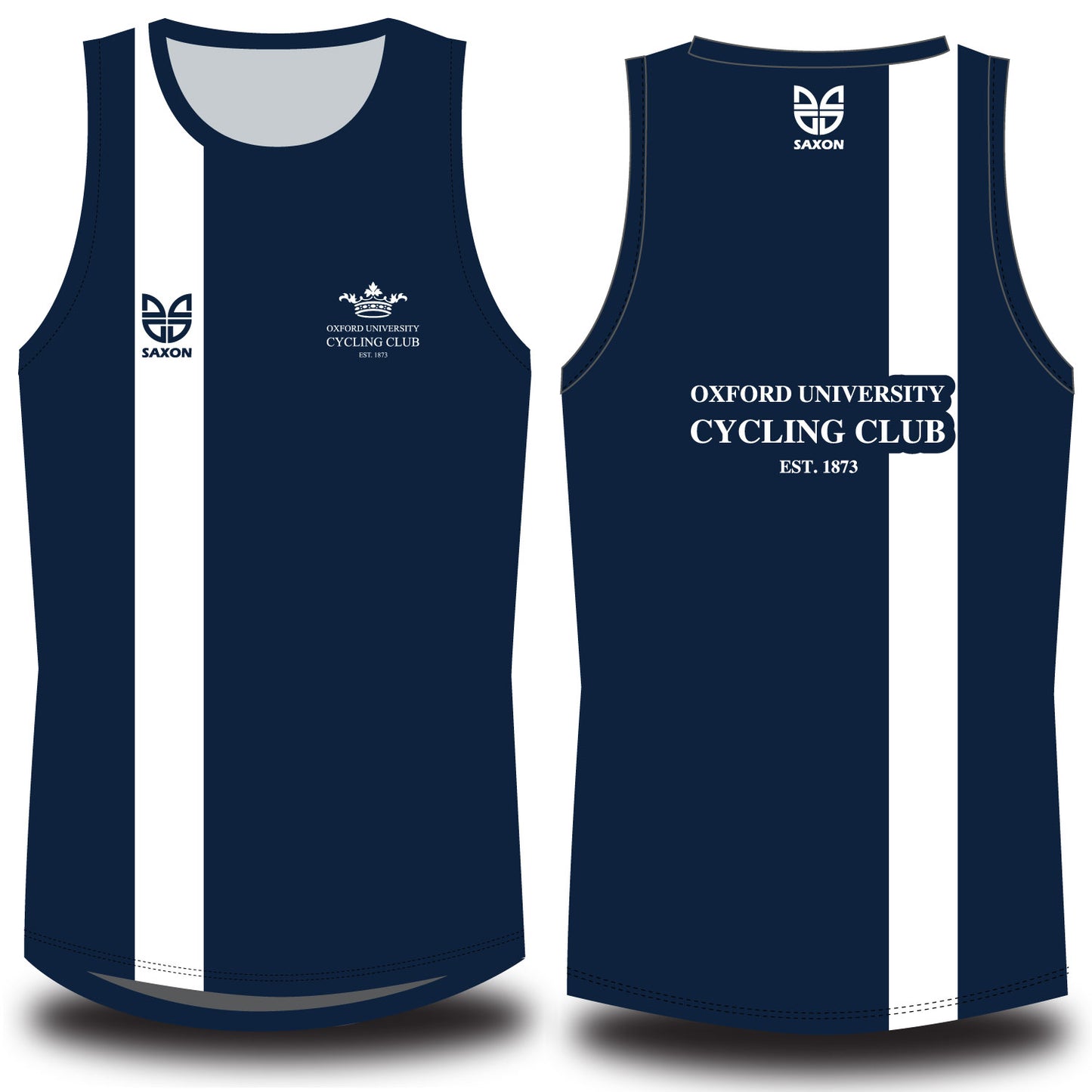 Oxford University Cycling Club Stripe Vest