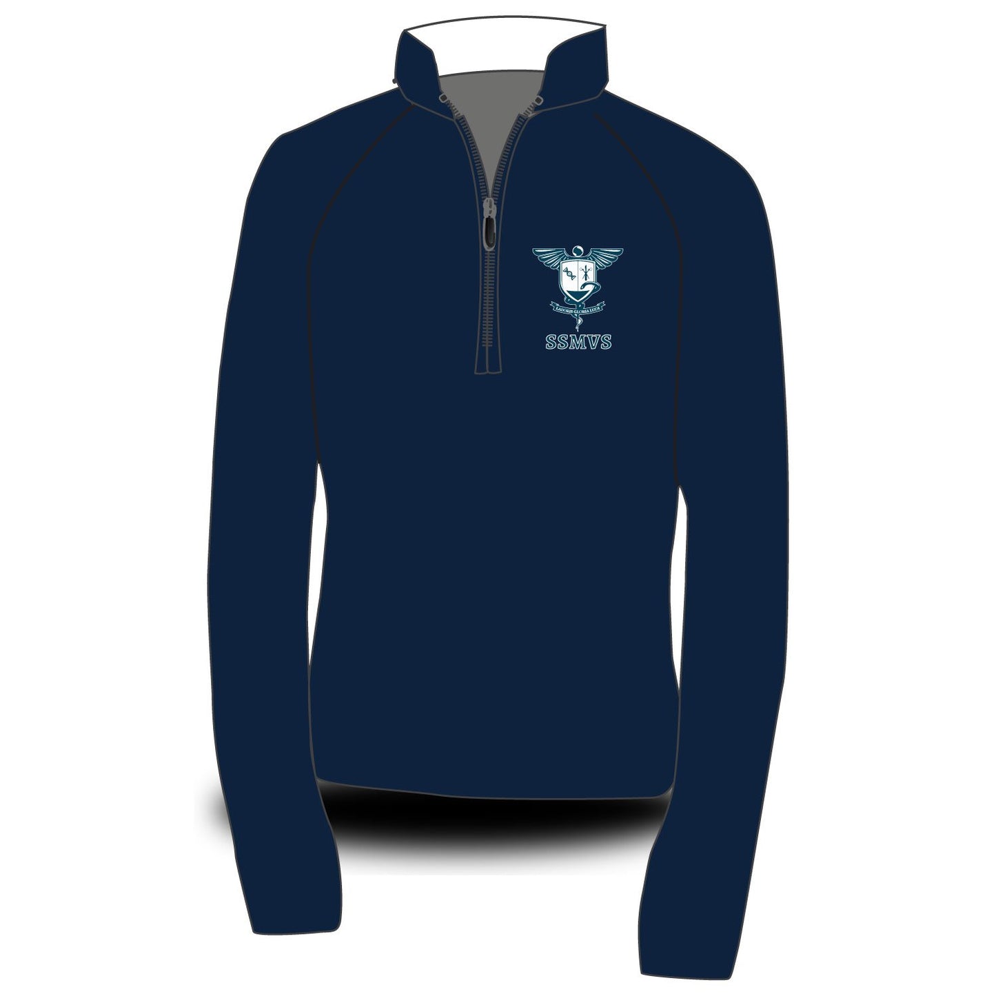 sidney sussex medical and veterinary society dm fleece contrast front