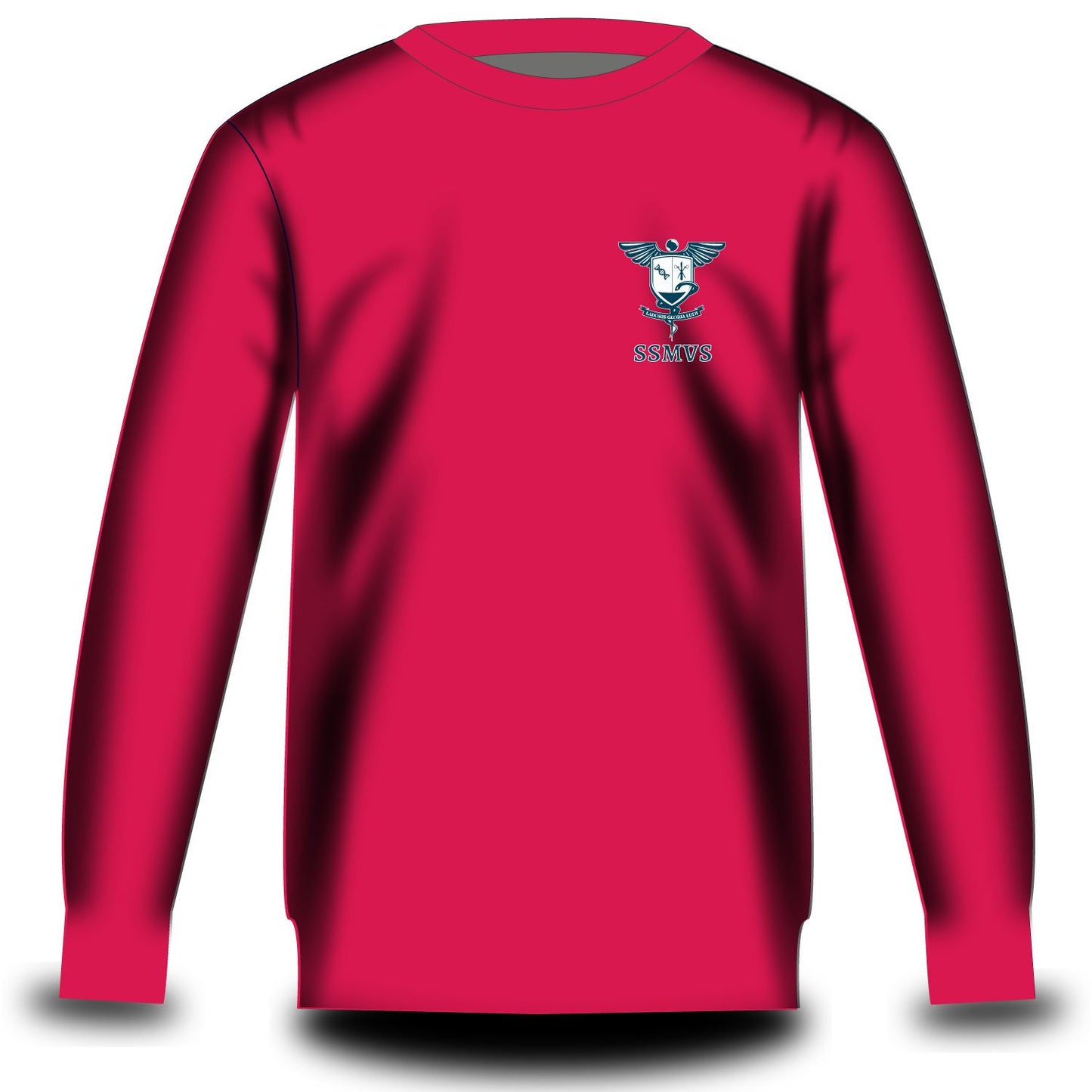 sidney sussex medical and veterinary society sweatshirt cranberry