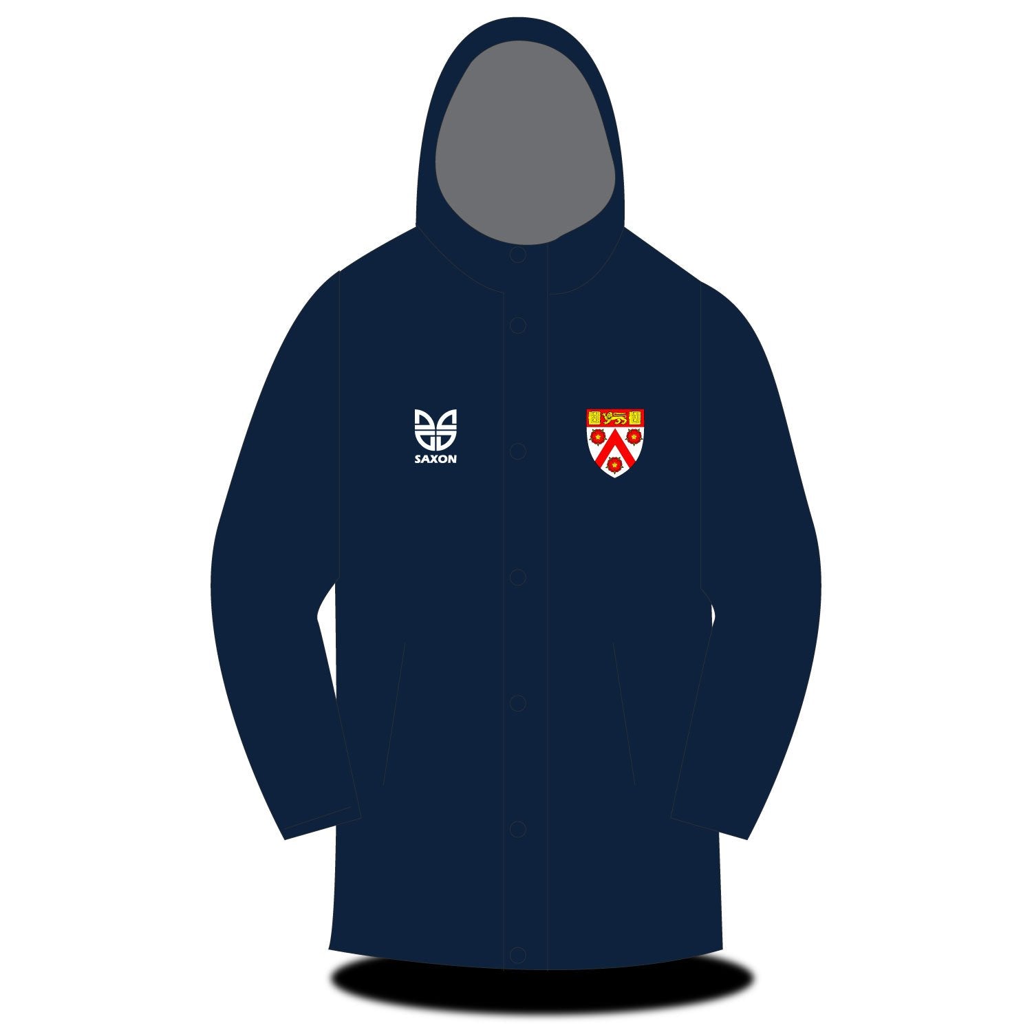 trinity college rugby contour jacket front