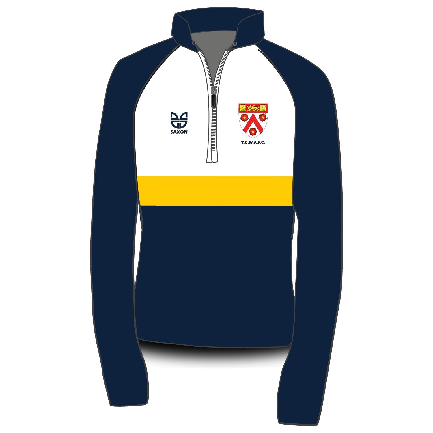 trinity college womens afc midlayer front