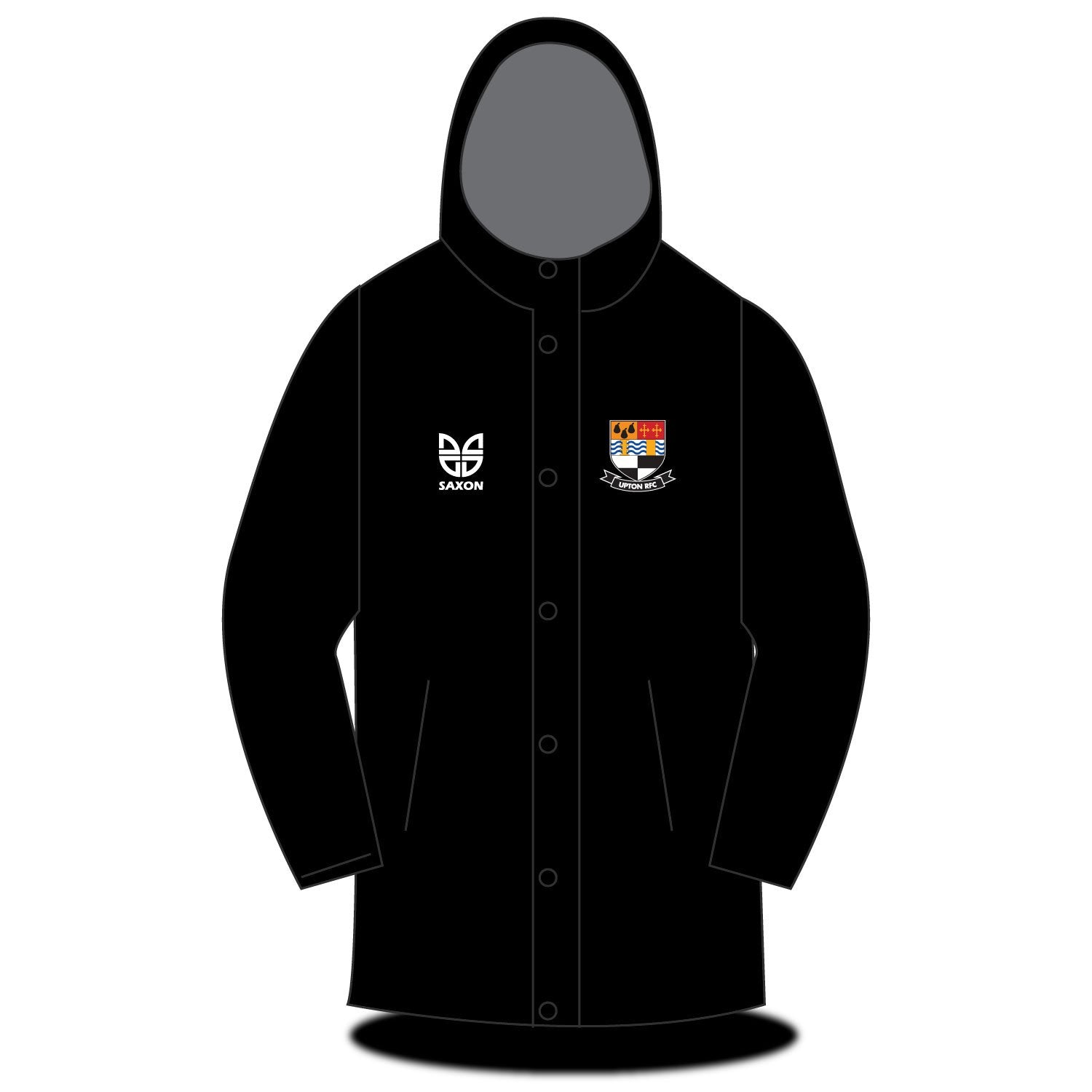upton rfc short thermal jacket front